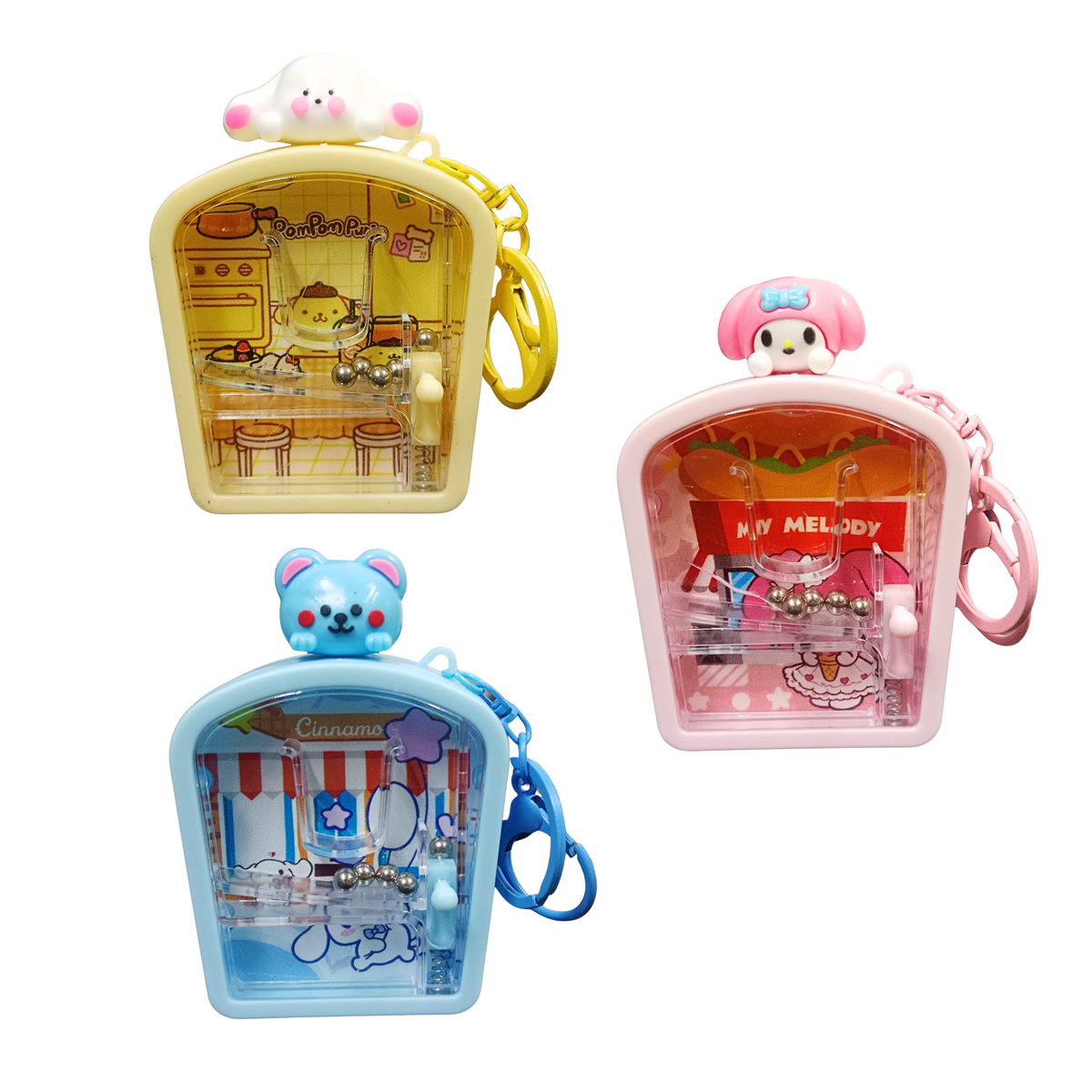 Sanrio Character Pinball Keychain {Random Color} - 20548