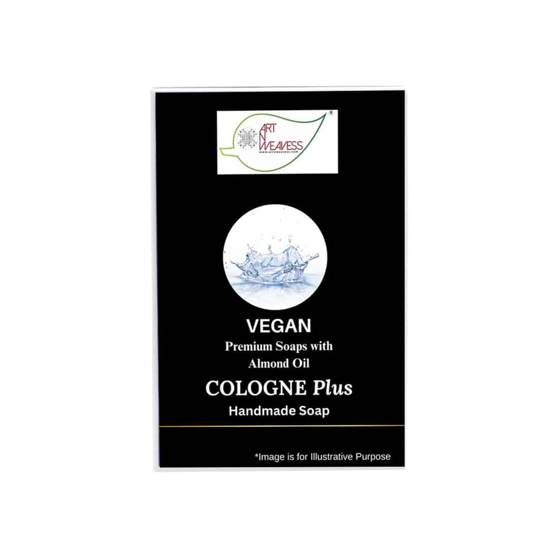 New COLOGNE Plus Handmade VEGAN Almond Oil Soap NT Pack of 4
