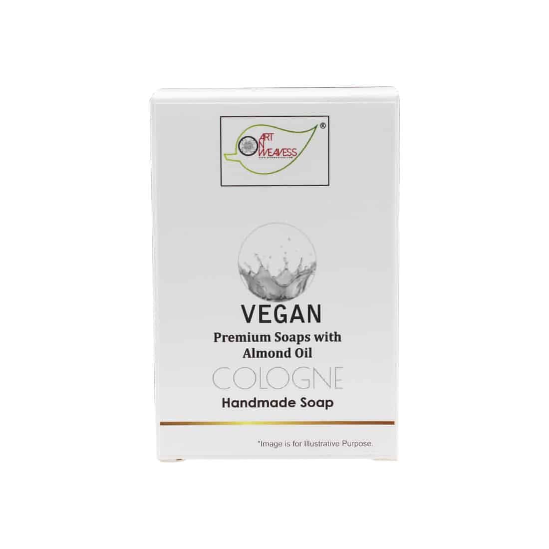 COLOGN Handmade VEGAN Almond Oil Soap NT Pack of 4