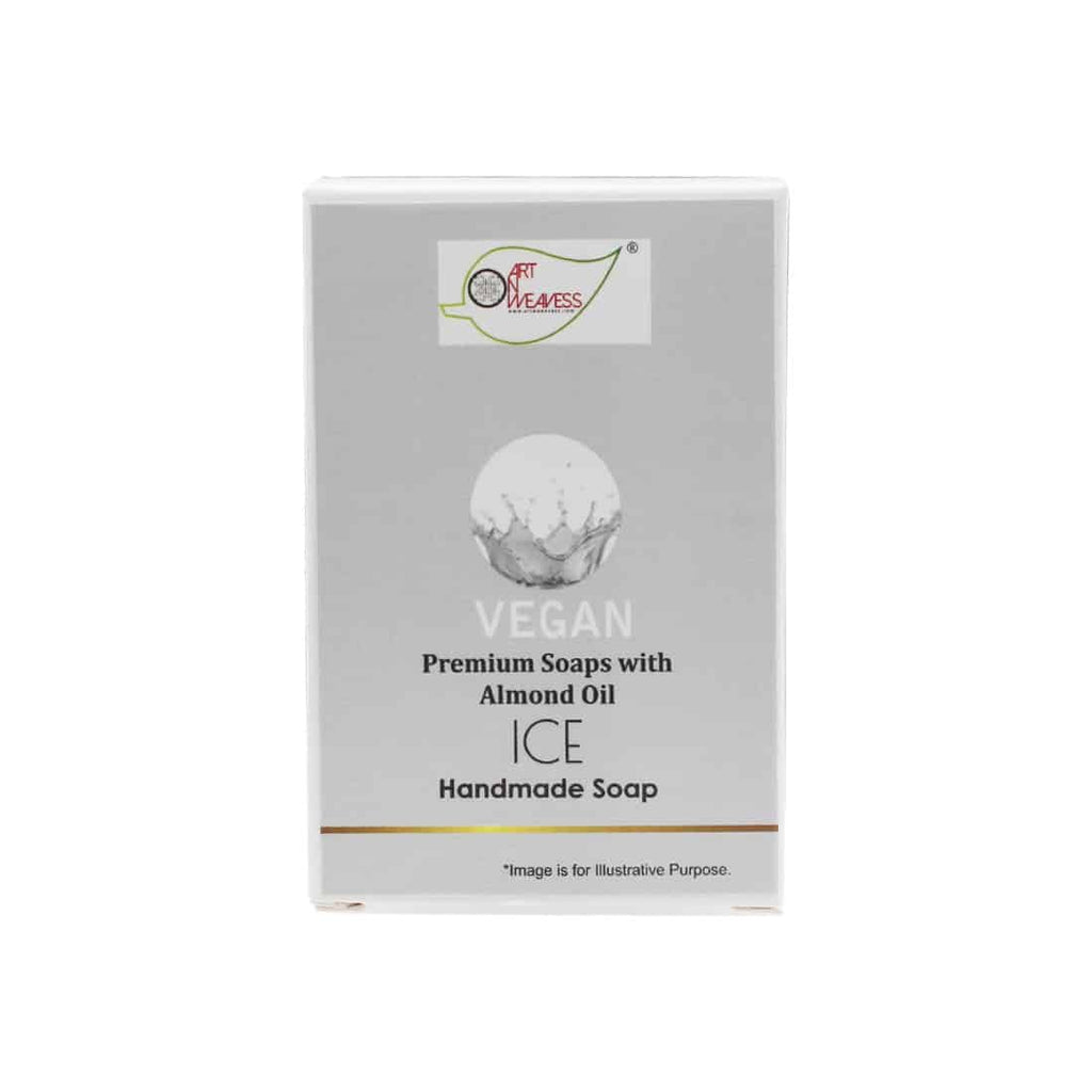 ICE Handmade VEGAN Almond Oil Soap NT Pack of 4