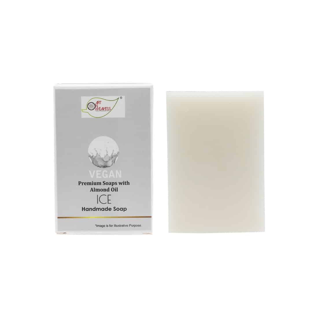 ICE Handmade VEGAN Almond Oil Soap NT Pack of 4