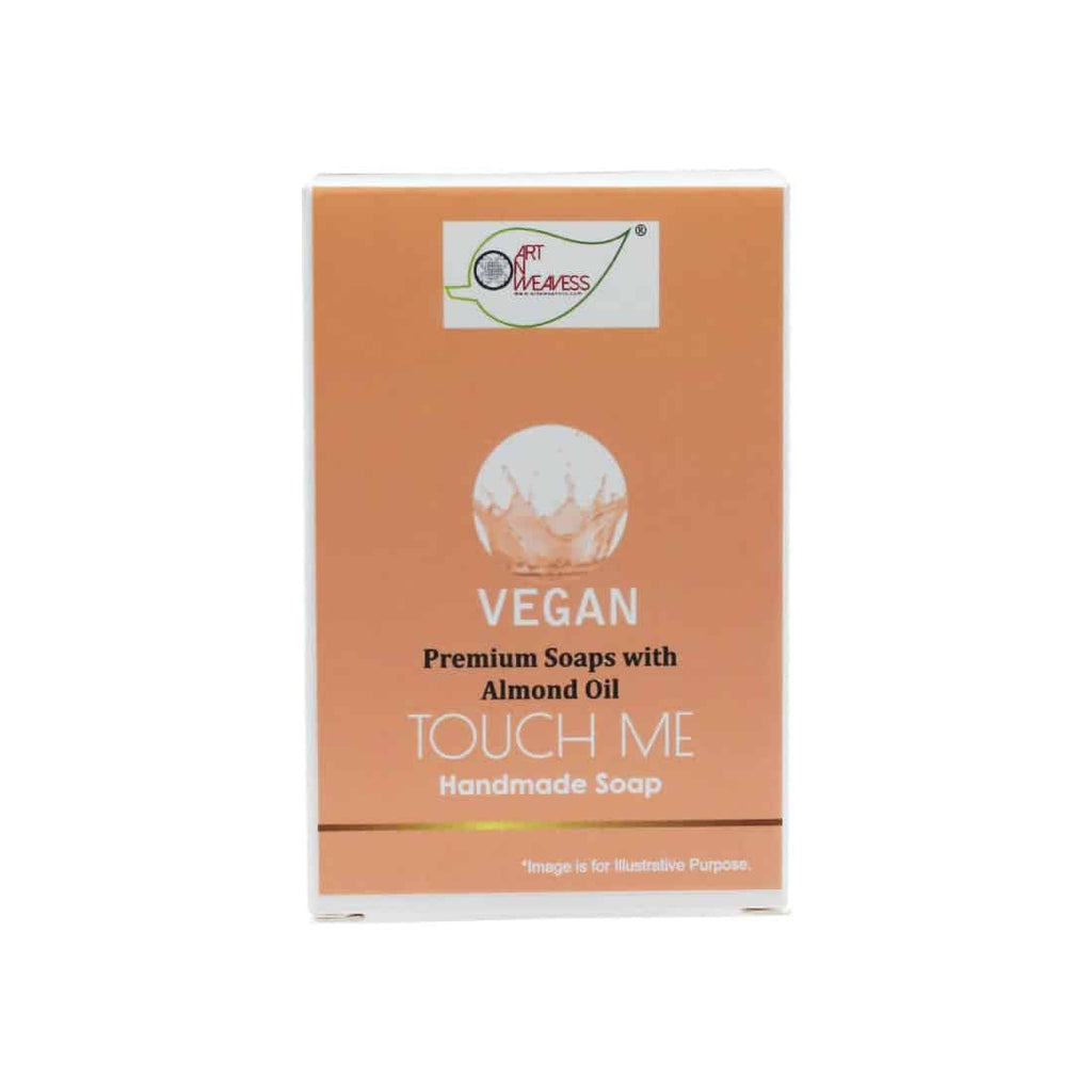 TOUCHME Handmade VEGAN Almond Oil Soap NT Pack of 4
