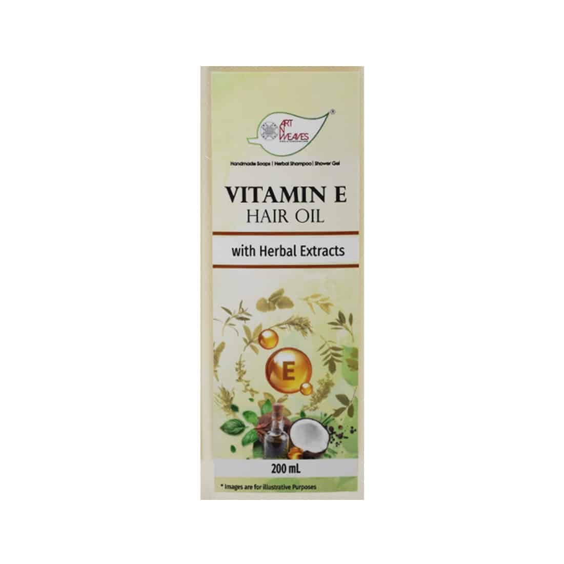 Vitamin E Hair Oil with herbal extracts