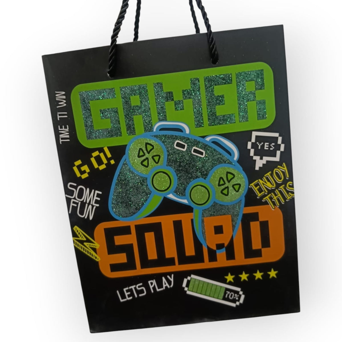 Game Theme Gift Bag 23X18X10cm - 3644