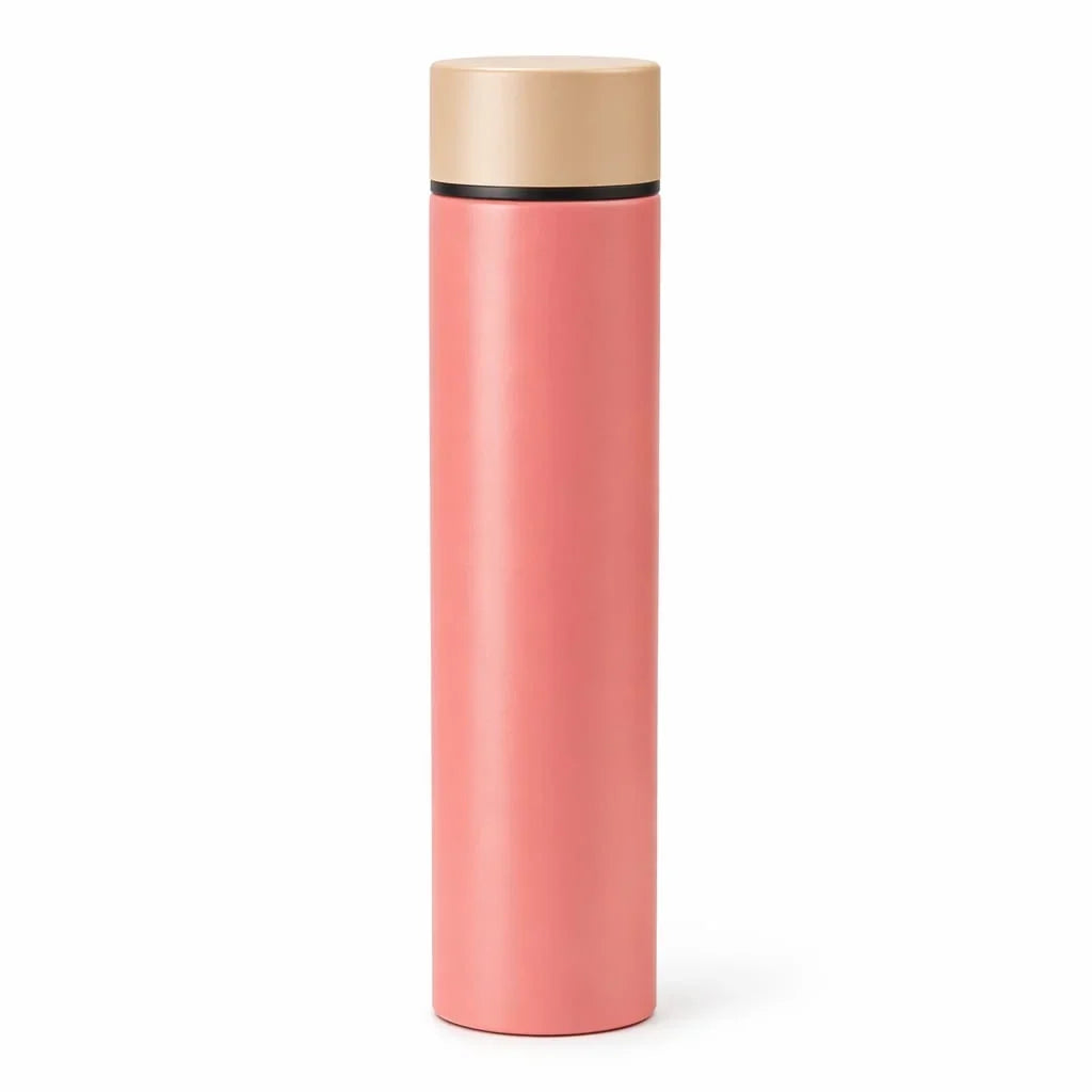 Stainless Steel Slim Water Bottle 250ml, Double Wall Insulated Flask, Leakproof & BPA Free, Matte Finish Travel Bottle for Office, Gym & Daily Use, Compact & Lightweight Design - 21135