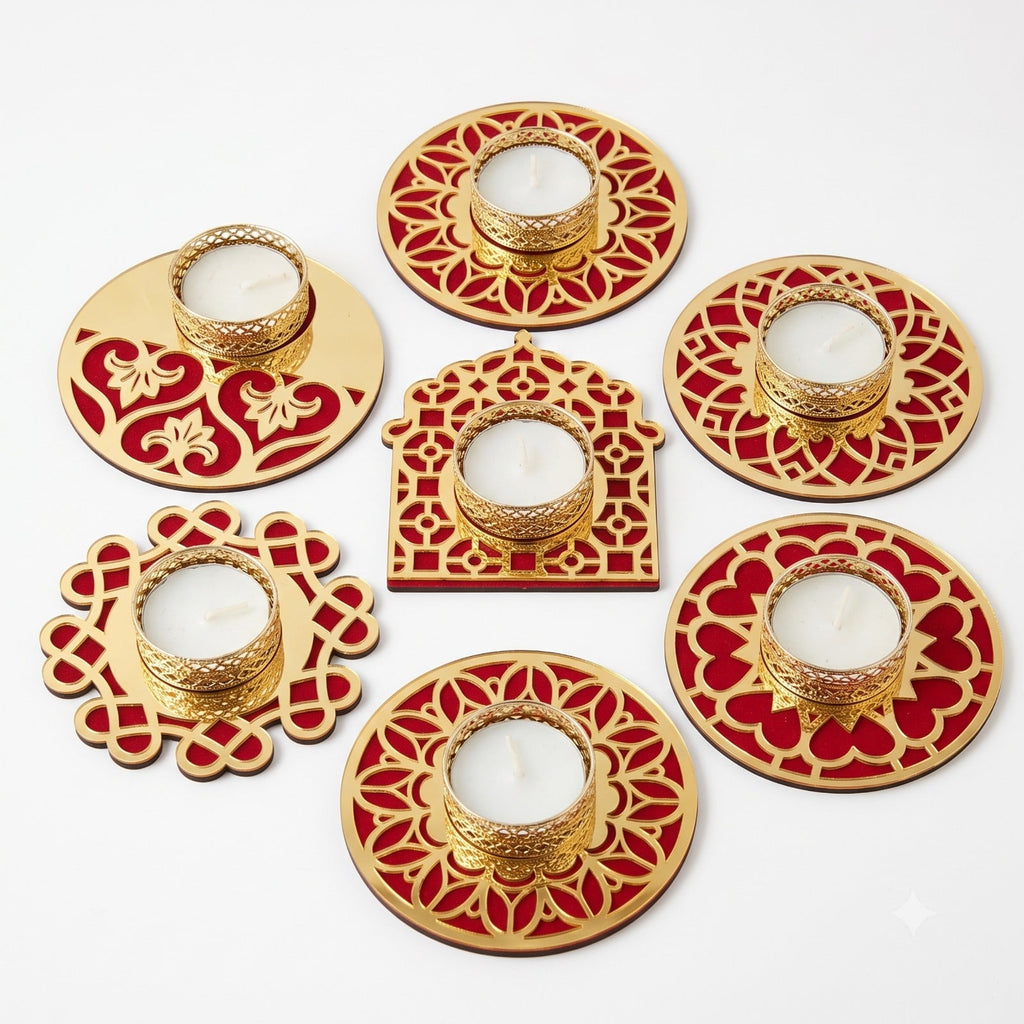 Festive Decorative Diya  Diwali & Home Decor 1 PCS [RANDOM DESIGN] - 21375