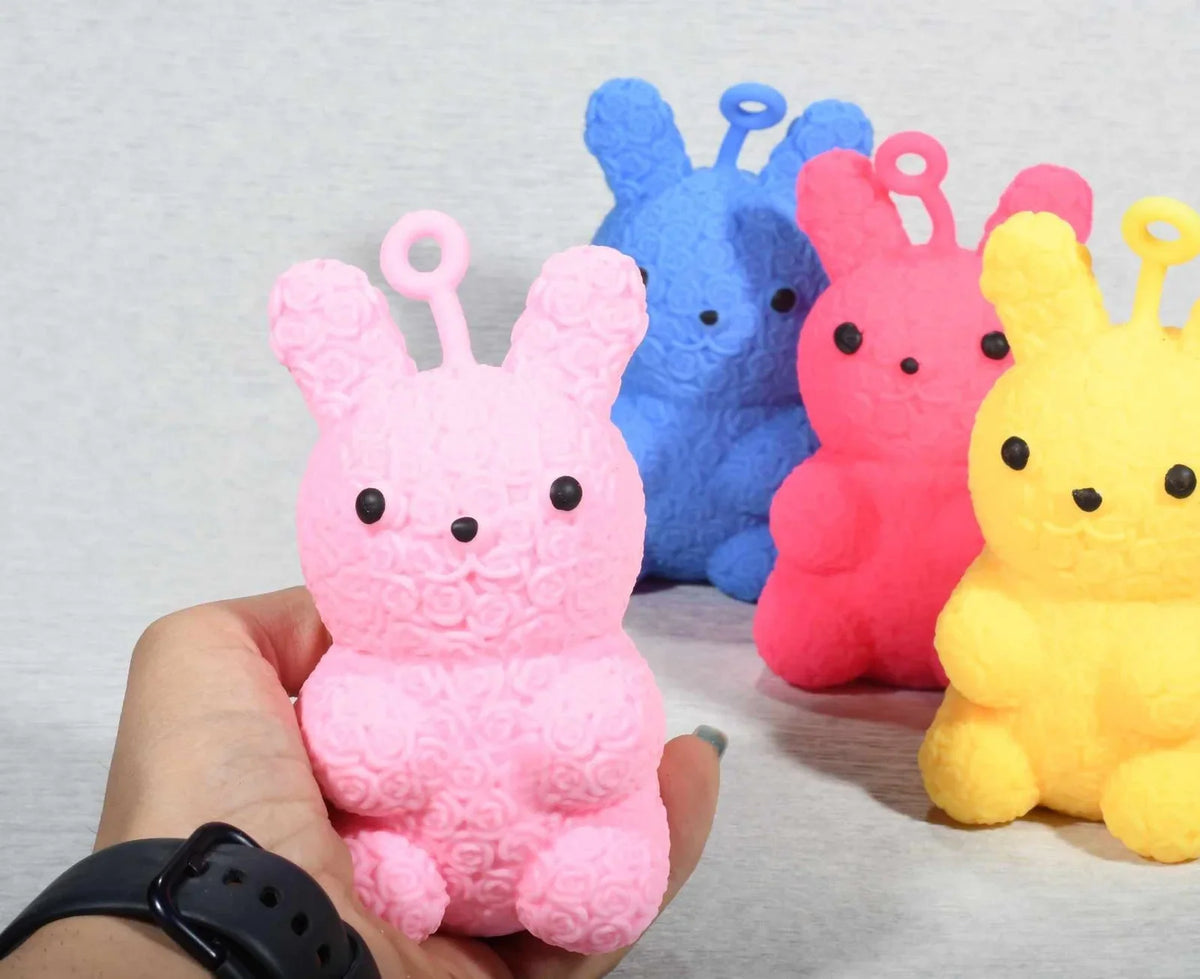 Bunny Night Light for Kids, Cute for Nursery Cute Toy ,Kawaii Squishy Silicone Bunny Touch Lights - 11139