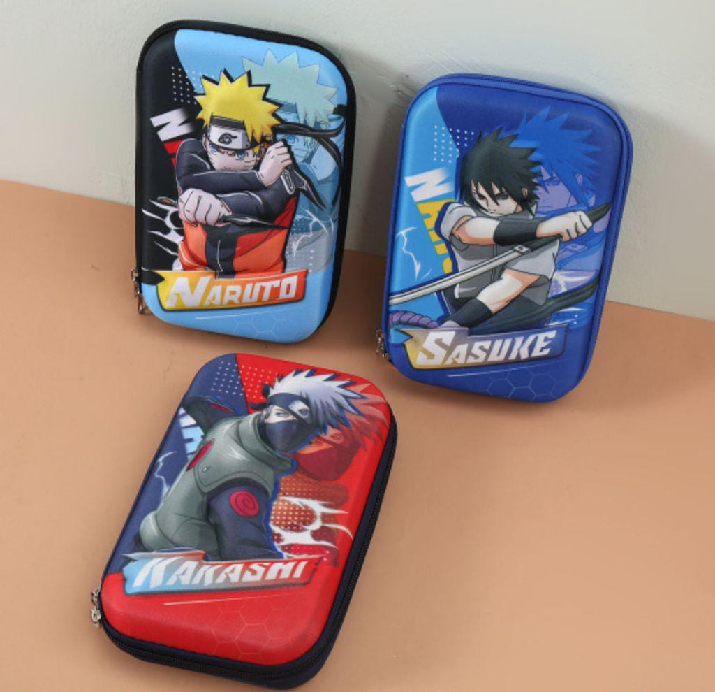 New Kids Designer Cute Premium Stylish Multipurpose Naruto Pencil Box Pencil Case Large Capacity Hardtop Eva Pouch Organizer For Girls And Boys - 188923