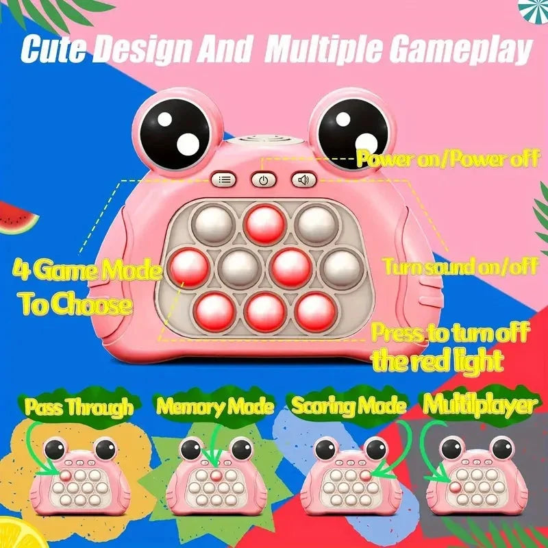 Pop Fidget Toys Handheld Game for Teens Push Bubble Light up Puzzle Game Machine Best Gifts for Kids Multicolor21 - 21142