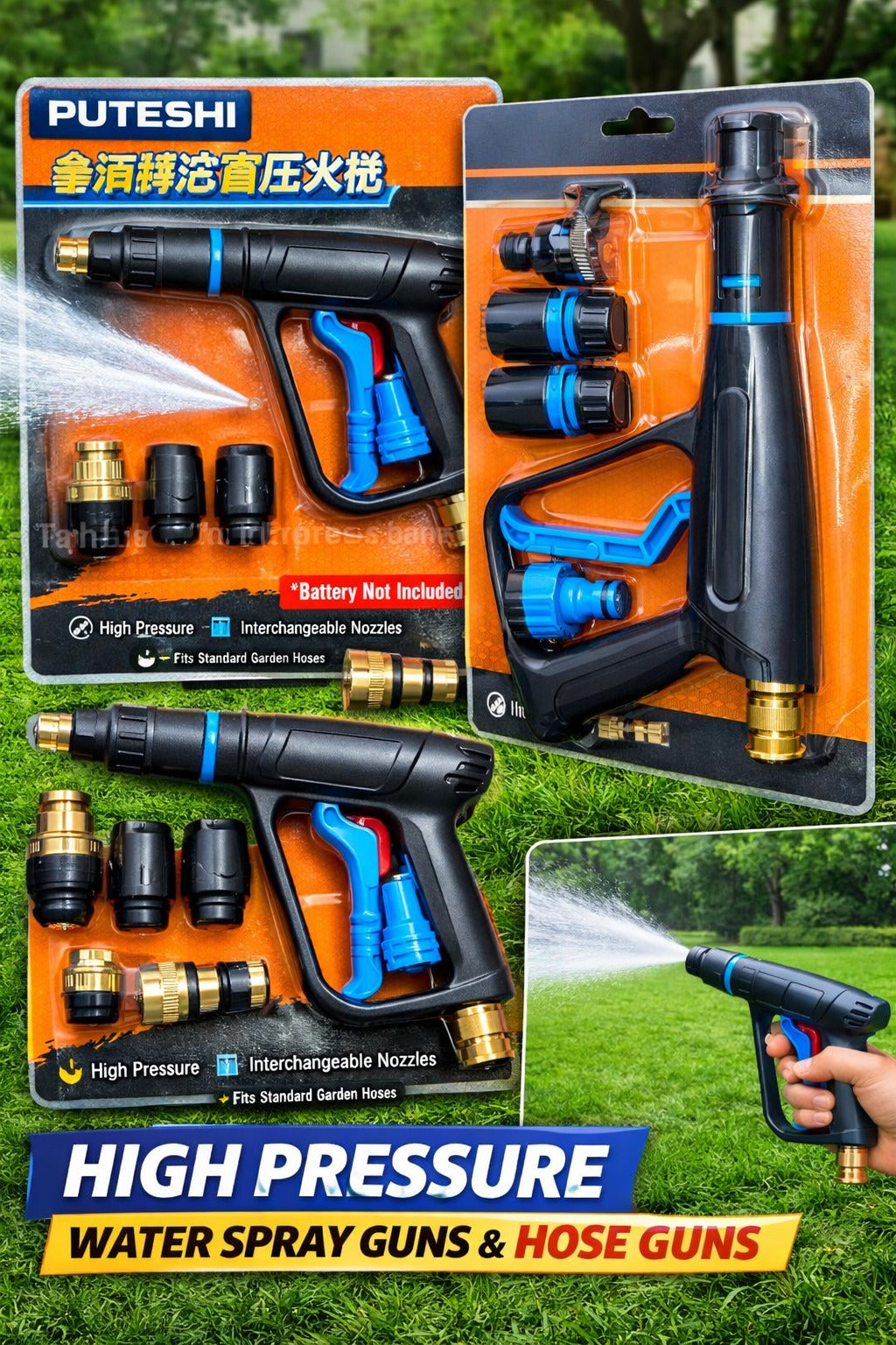 Fieldstar Professional  Washer Gun – Adjustable Nozzle Heavy Duty Spray Gun with Lock Trigger | Compatible with Most Pressure Washers - 20795