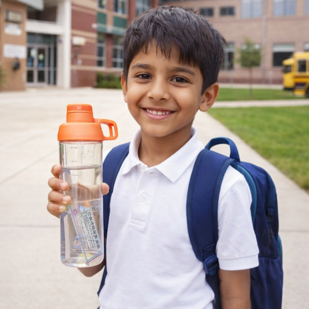 H-543 Plastic Water Bottle 800 ML {Multicolor}