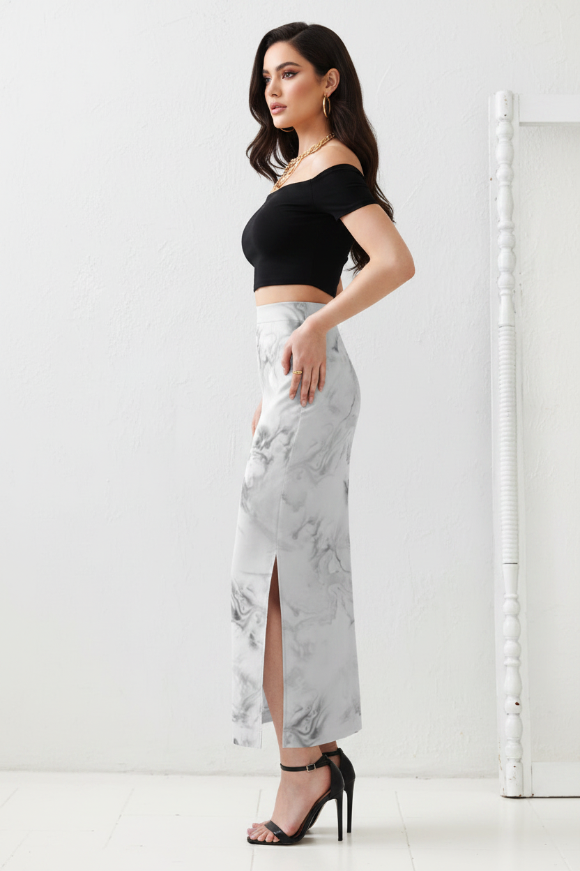 AOP Pencil Skirt - Right Campaign