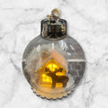 Transparent Christmas Ball, Miniature House Ornament - 10043