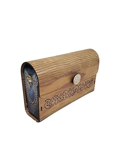 Handcrafted wooden purse for women - 20031