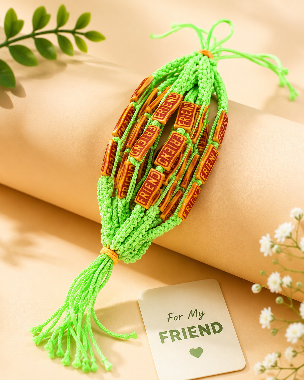 {Pack of 12} Handmade Adjustable FRIEND Friendship Bracelet | Unisex Wrist Band | Gift for Best Friend {Multicolor} - 20803