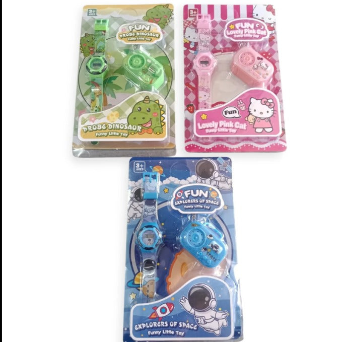 Digital Watch and Keychain For Boys & Girls for Kids (Random Design) - 20092