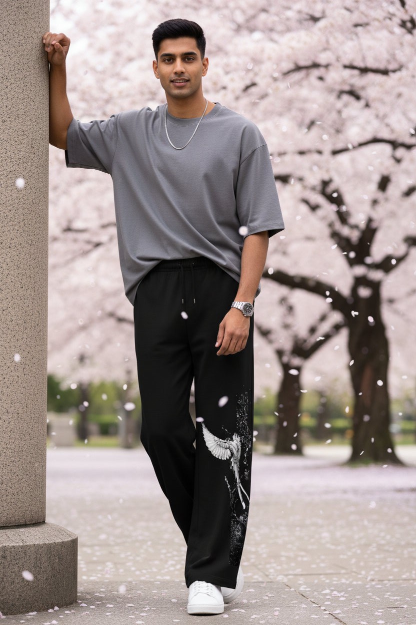 Bird Joggers - Cherry Blossom