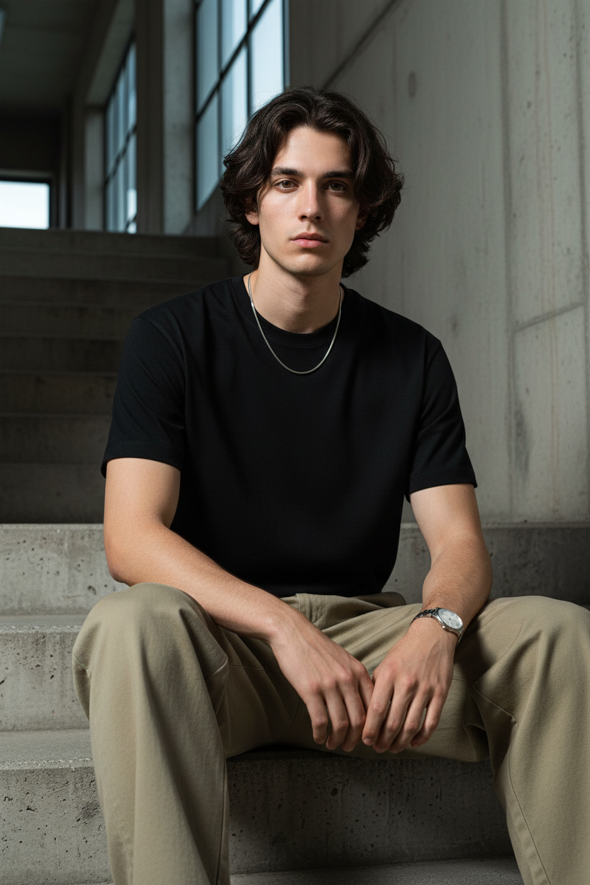 Black Classic Crew Shot 6