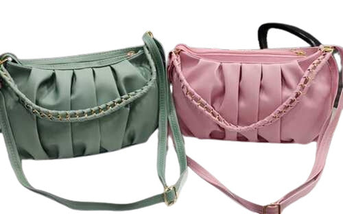 Stylish Crossbody Sling Bag Of Premium Foam Fabric With Braided Handle Small Purse {Multicolor} - 10602