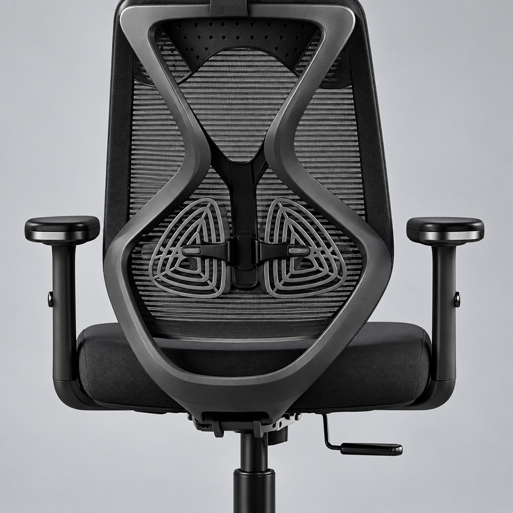 Chair seat and armrests detail