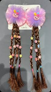 {1 Pair} Hair Extension For Kids Butterfly Cartoon Hair Pin Wing For Girls Kids Hair Accessories (random colours) - 20906