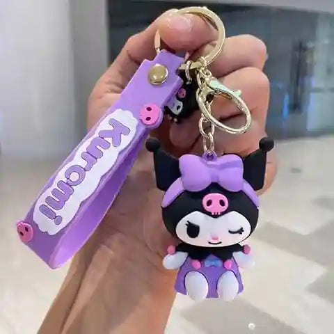 Wanna Party Cute Keychain Kawaii Anime Keychain, Kurumi, Key Rings for Girls & Boys, Car, Bags, Backpack & Room Accessories - 21321