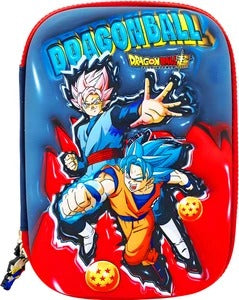 Anime Dragon Ball Z Pencil Case | Premium Zipper Pouch for Boys & Girls Art EVA Pencil Box {Random Design} - 10558