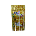 Printed Foil Curtain Decoration Item for Theme Birthday Parties/Event 3 by 6 - 20127