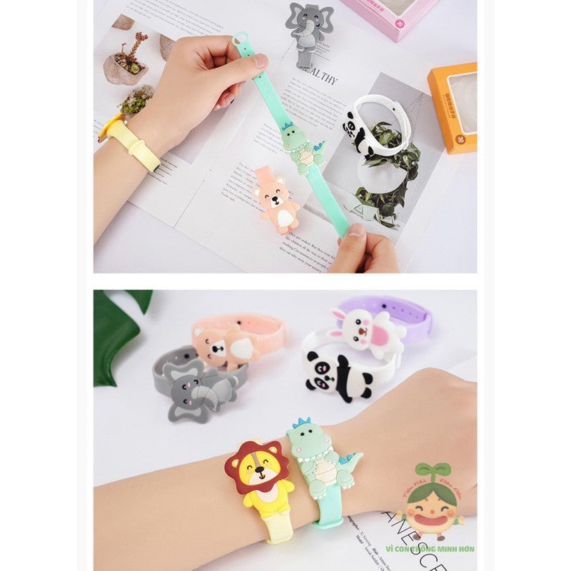 Bracelet hand band Child cartoon Panda Elephant Lion (Random Animals) - 020189