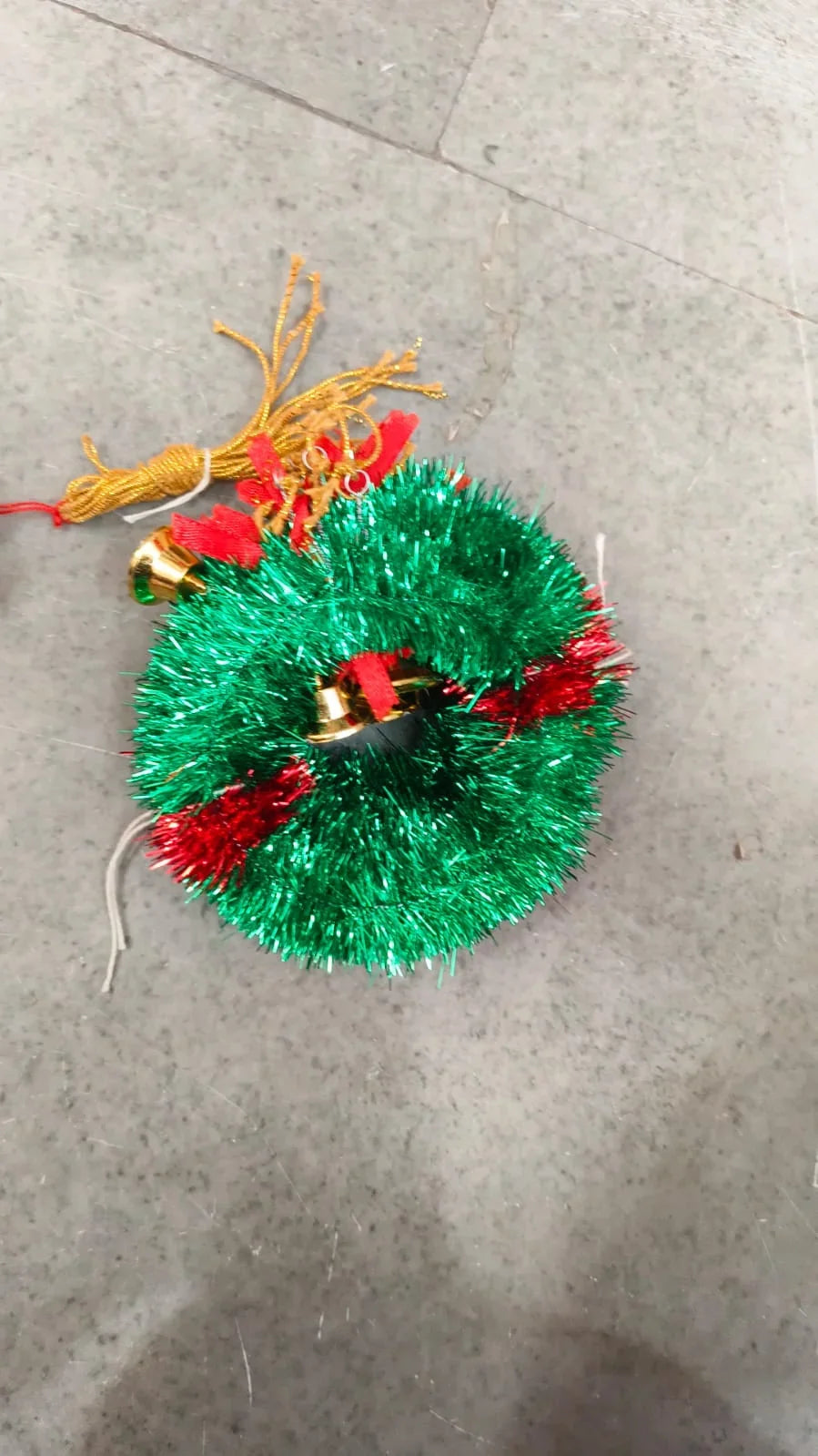 ( 12 pcs ) Bell Wreath Christmas Decoration - 8080