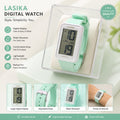 Unisex Digital Sports Watch for Boys, Girls & Adults ,Daily Use Wrist Watch | Soft Silicone Strap {Random Color} - 20827