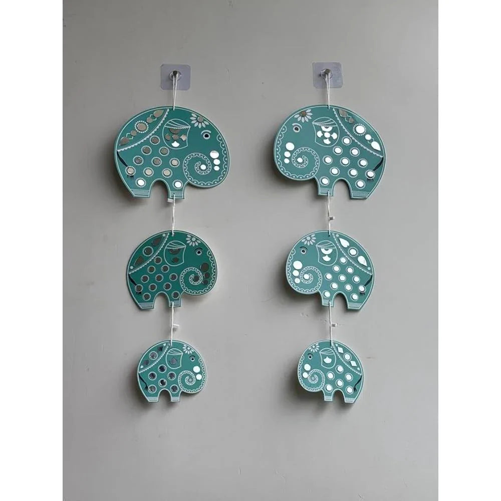KLD 3107 {Pack of 6} Elephant Wall Handing for Decoration