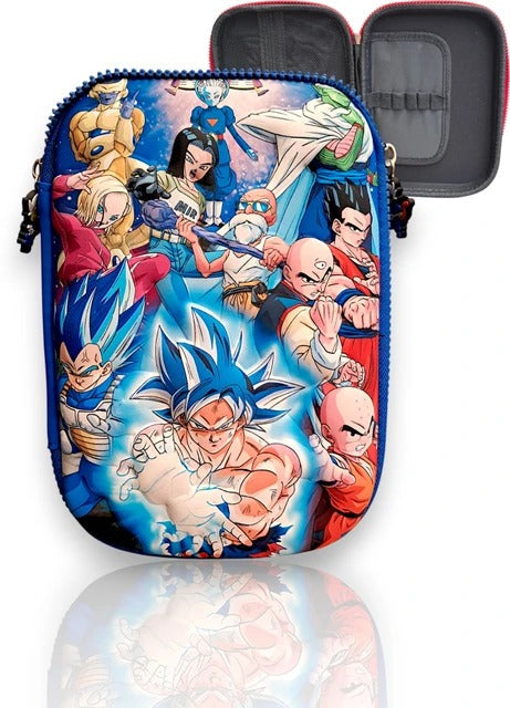 Anime Dragon Ball Z Pencil Case | Premium Zipper Pouch for Boys & Girls Art EVA Pencil Box {Random Design} - 10558