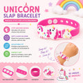 Unicorn Silicone Bracelet for Girls | Adjustable Cartoon Wristband | Soft Rubber Bracelet - 20820
