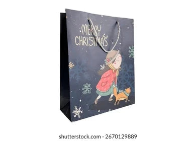 GBT-3676 Christmas Gift Bags Beautiful Designs for Christmas Gifts {Random Design}