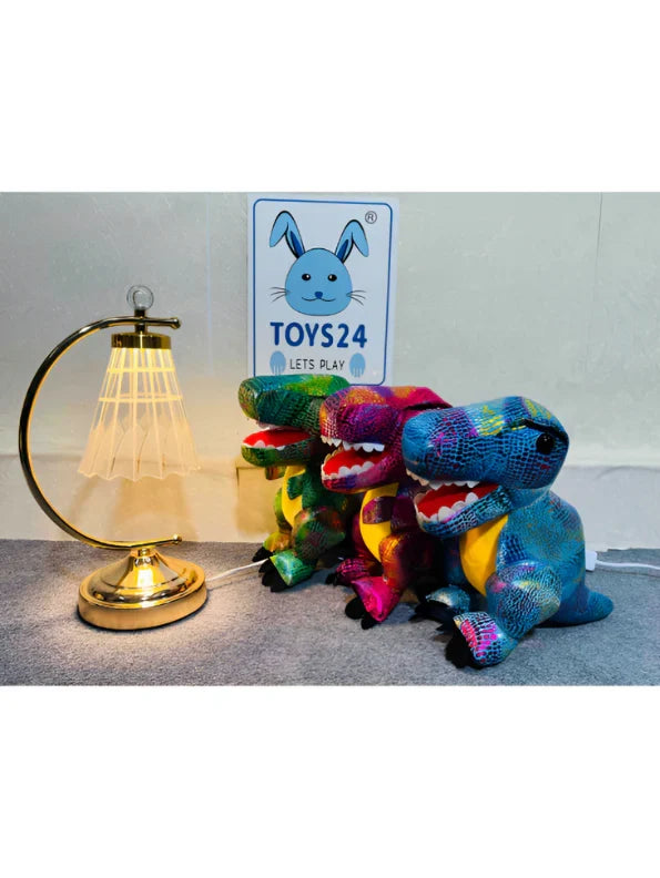 Super Soft Purple Foiled Dinosaur Soft Toy for kids - 10563