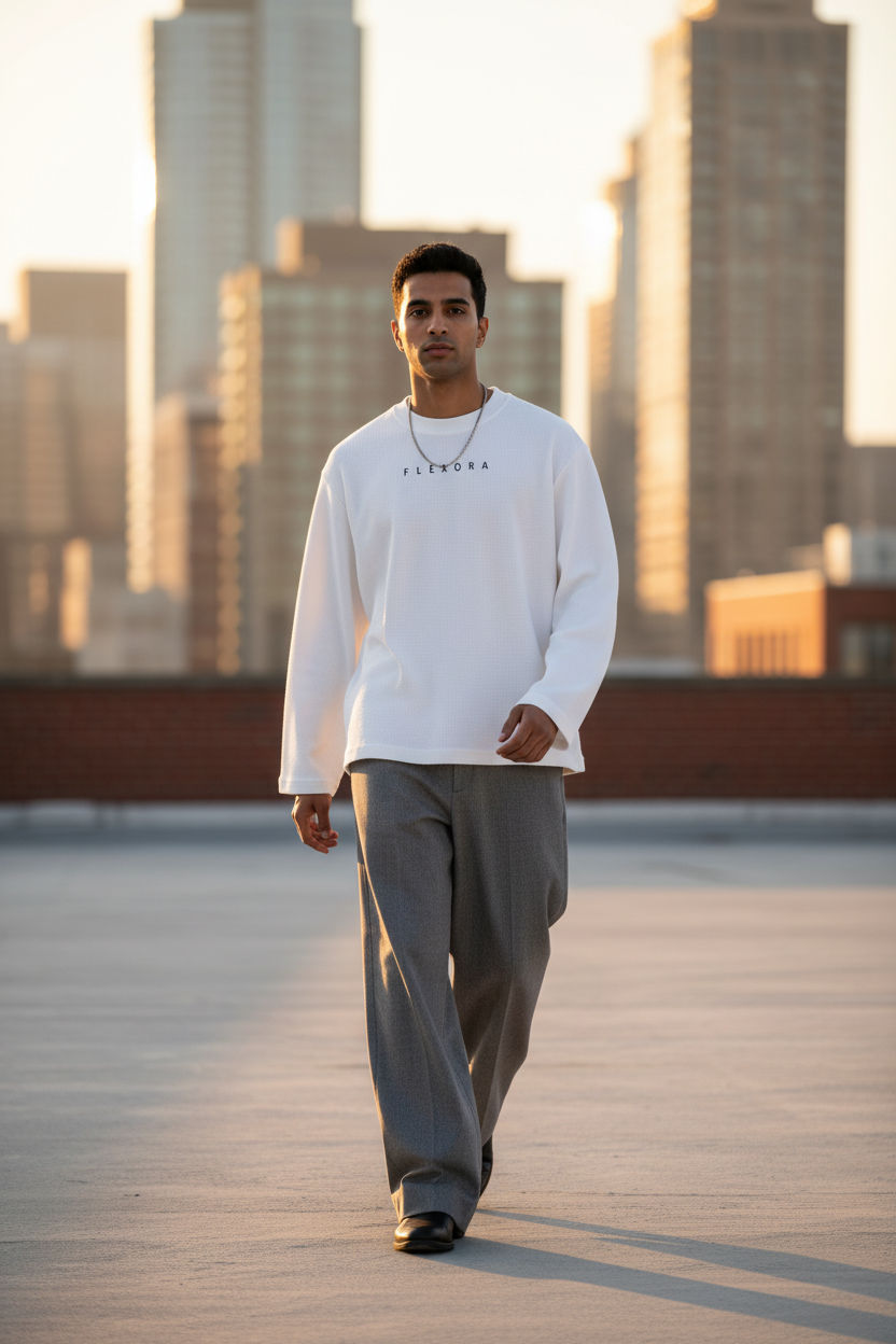 Flexora Waffle Knit - Rooftop