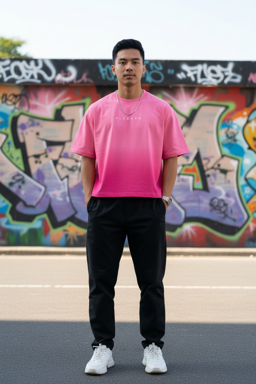 Full Body – Boxy Fit Pink Gradient
