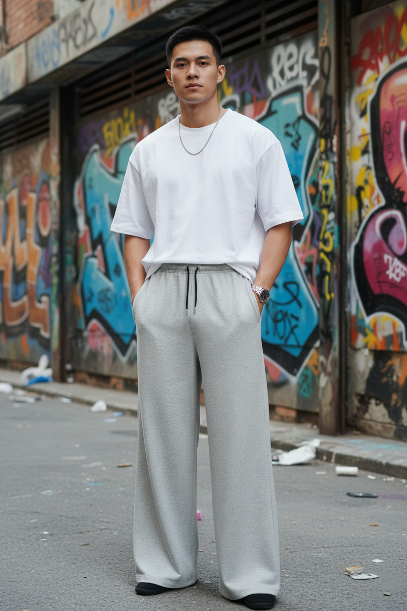 Grey Sweatpants - Shot 1