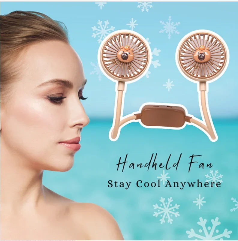 Hand Free Neck Fan, 360 Degree Rotatable Portable Neck Fan - 20519