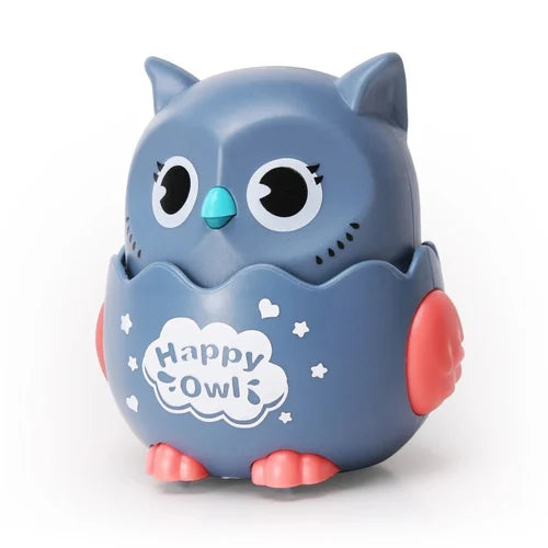 Happy Owl Press and Go Owl Toys, Educational Crawling Toy for Kids Random Colours - 20325