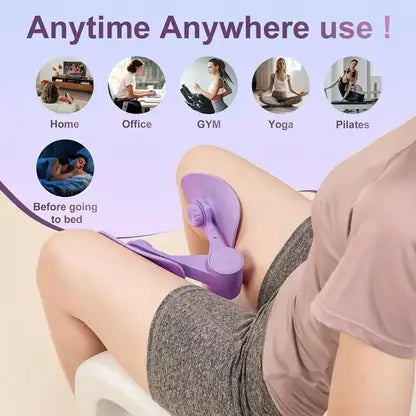 Hip Trainer, Thigh Master, Pelvic Floor Strengthening Device Men/Women, Kegel Trainer for Postpartum Rehabilitation {Random Color} - 20167