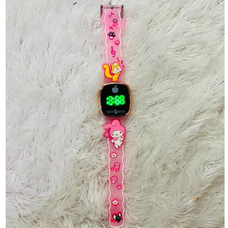Barbie doll Print Smart watch for Kids Random Design Touch screen {Random Design} - 20659