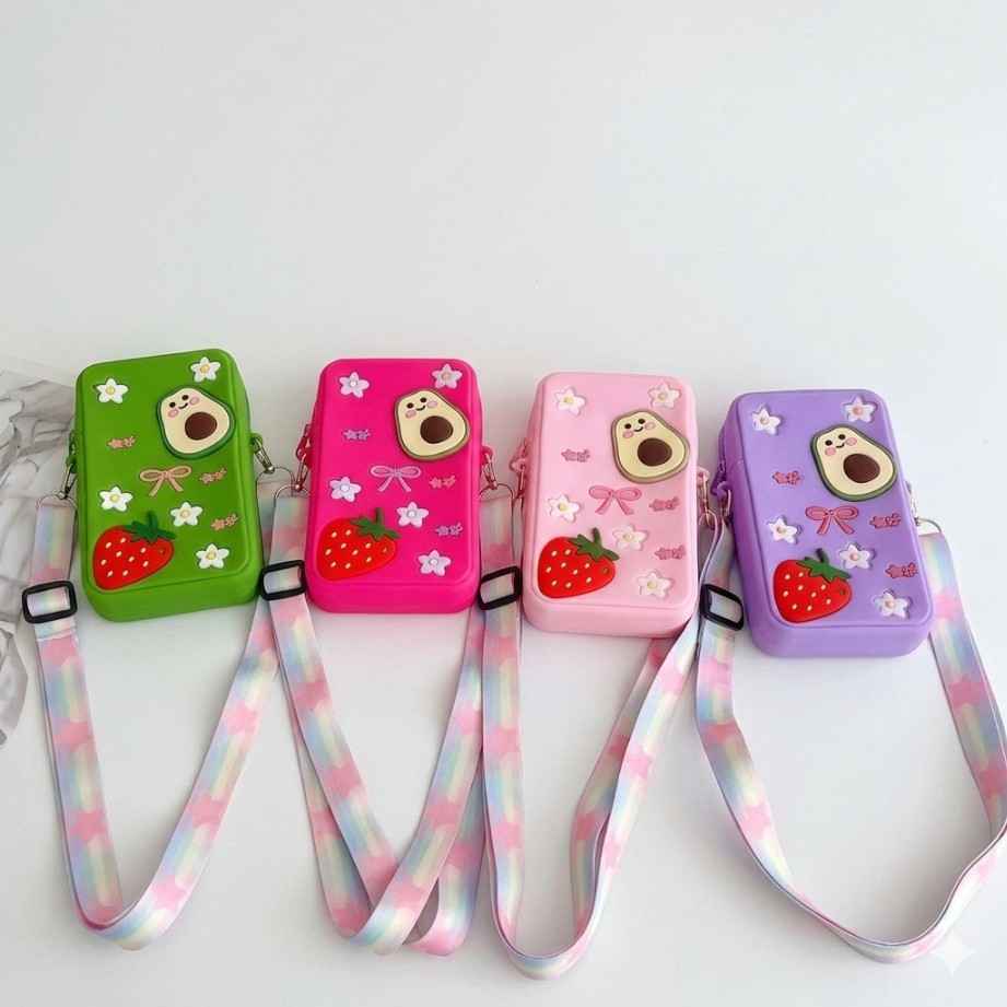 Silicone Coin Purse, Convenient Silicone Bag, Mobile Phone Data Cable Storage Bag, Zipper Storage Bag - 21309