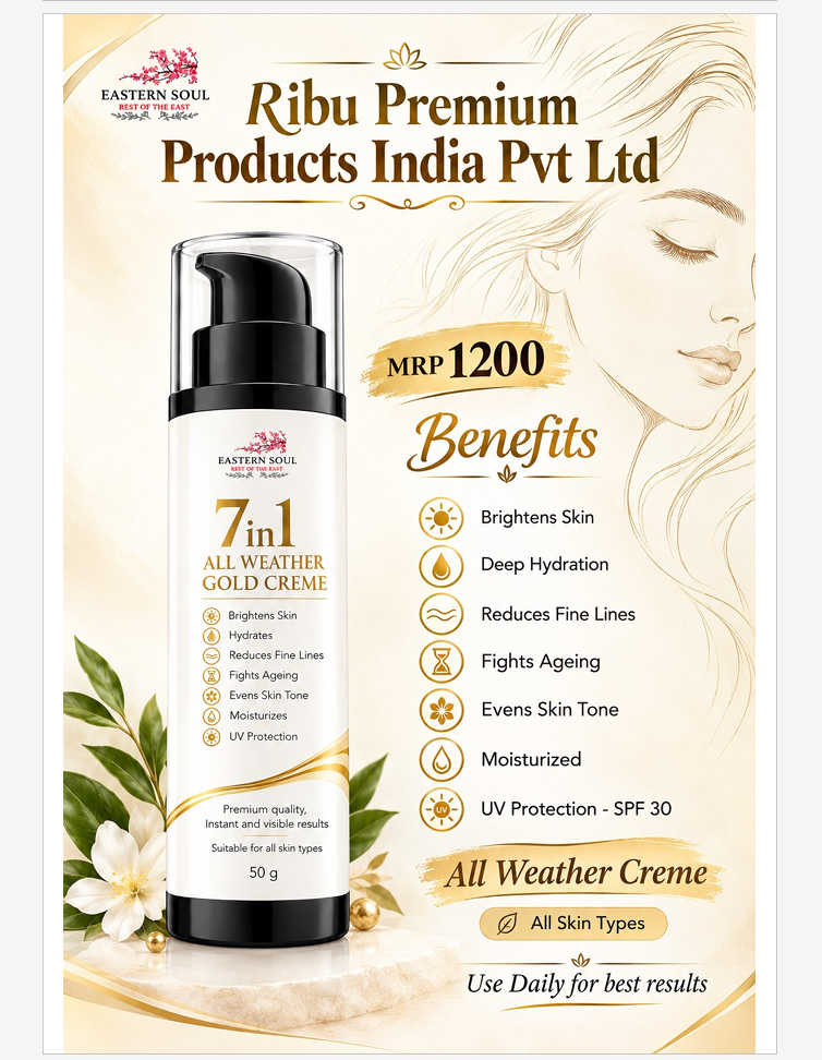 Eastern Soul 7 in 1 All Weather Gold Creme 50 g product poster