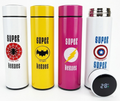 Temperature Display Vacuum Insulated Water Bottle, 500ml, Superhero Theme SKU : 21429