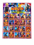 Naruto Scratch Card Collection Pack of 20 Colorful Anime Cards for Kids - 21269