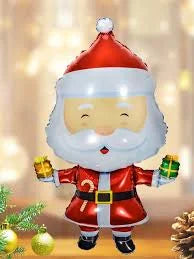 Decoration Foil Santa Balloons 48*81 cm - 8064