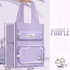 Portable File Handbag Large Capacity Tote Bag Student Training Multicolor - 10673