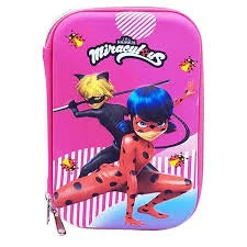 3D Theme Miraculous Pencil Pouches for Girls {Random Design} - 10556